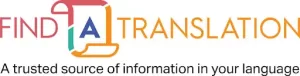 logo of Find A Translation, a website with over 80,000 resources covering over 200 languages